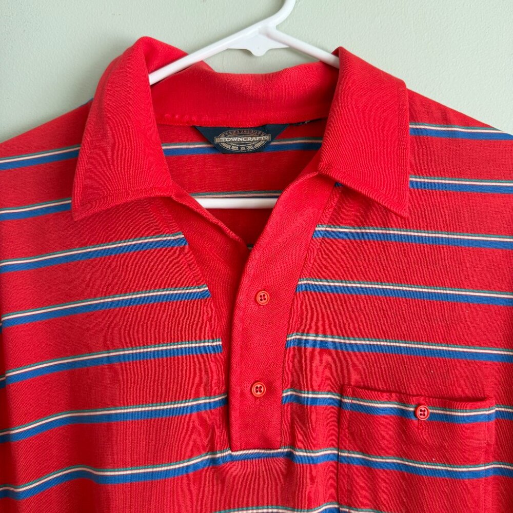 3/$30 🌟 VTG Men's Striped Polo - Picture 4 of 10